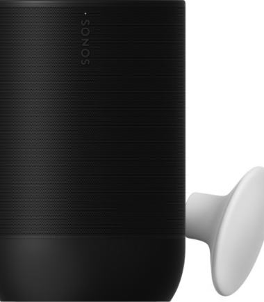 Sonos Move 2 Zwart + Muurhaak Wit