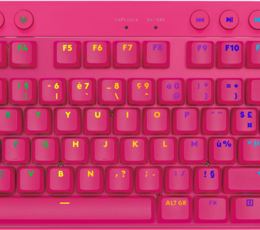 Logitech G PRO X TKL Lightspeed Gaming Toetsenbord Azerty Magenta