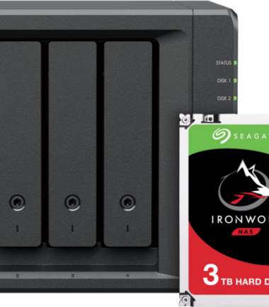 Synology DS423+ + Seagate Ironwolf 6TB (2x3TB)