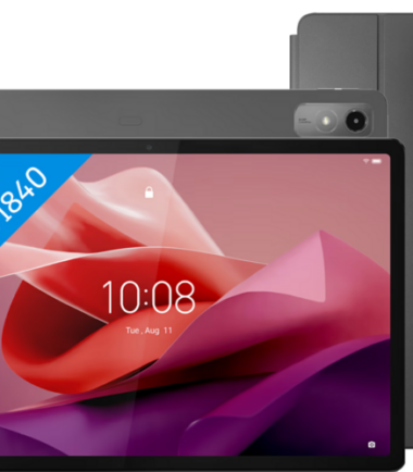 Lenovo Tab P12 128GB Wifi Grijs + Book Case Grijs