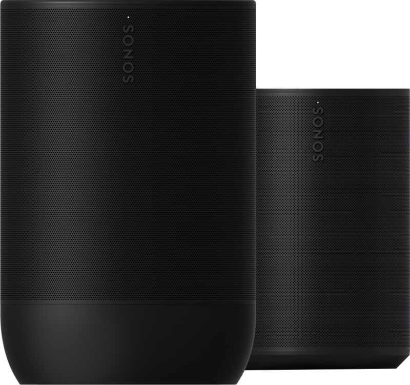 Sonos Move 2 zwart + Era 100 zwart Sonos Move 2 zwart + Era 100 zwart