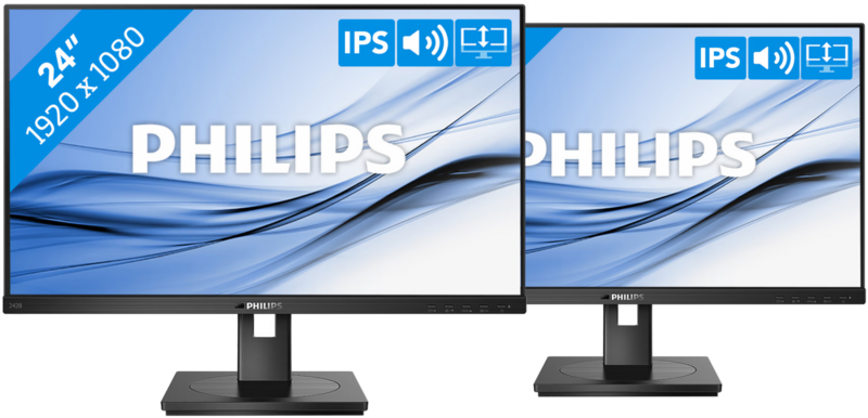 2x Philips 242B1G/00 2x Philips 242B1G/00
