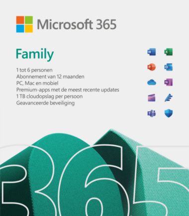 Microsoft Office 365 Family NL Abonnement 1 jaar