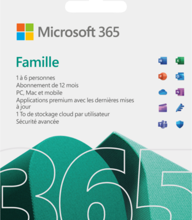 Microsoft Office 365 Family FR Abonnement 1 jaar