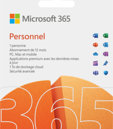 Microsoft Office 365 Personal FR Abonnement 1 jaar