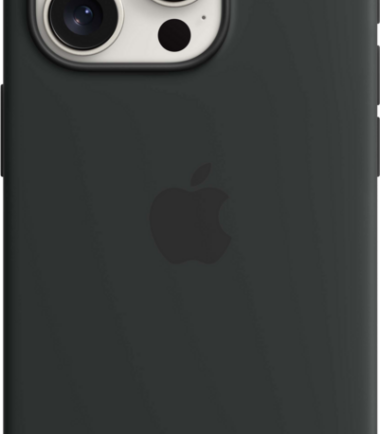Apple iPhone 15 Pro Back Cover met MagSafe Zwart