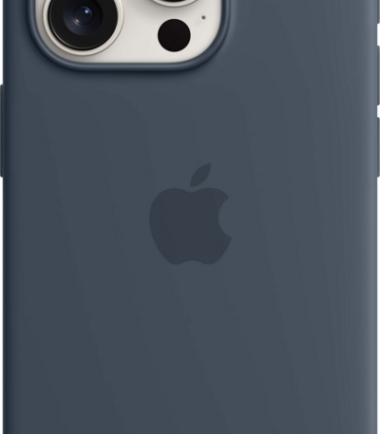 Apple iPhone 15 Pro Back Cover met MagSafe Stormblauw