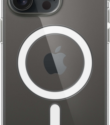 Apple iPhone 15 Pro Max Back Cover met MagSafe Transparant