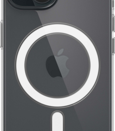Apple iPhone 15 Back Cover met MagSafe Transparant