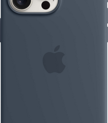 Apple iPhone 15 Pro Max Back Cover met MagSafe Stormblauw
