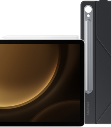 Samsung Galaxy Tab S9 FE 128GB Wifi Zilver + Book Case Zwart