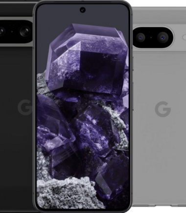 Google Pixel 8 128GB Zwart 5G + BlueBuilt Back Cover Transparant