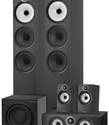 Bowers & Wilkins HTM6 S3 + 603 S3 (per paar) + 606 S3 (per paar) + ASW610 Zwart