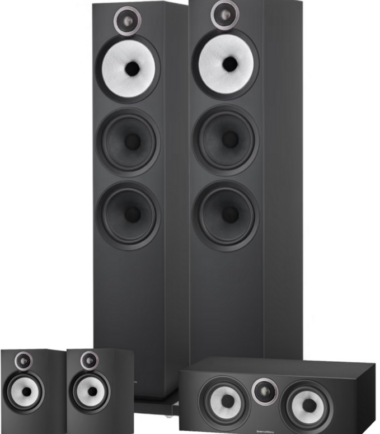 Bowers & Wilkins HTM6 S3 + 603 S3 (per paar) + 606 S3 (per paar) Zwart
