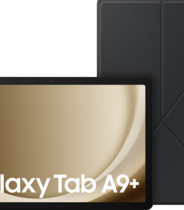 Samsung Galaxy Tab A9 Plus 11 inch 128GB Wifi Zilver + Book Case Zwart