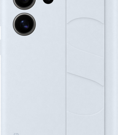 Samsung Galaxy S24 Ultra Standing Grip Back Cover Blauw