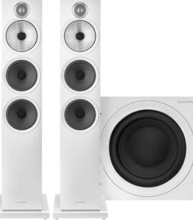 Bowers & Wilkins 603 S3 (per paar) + ASW608 Wit