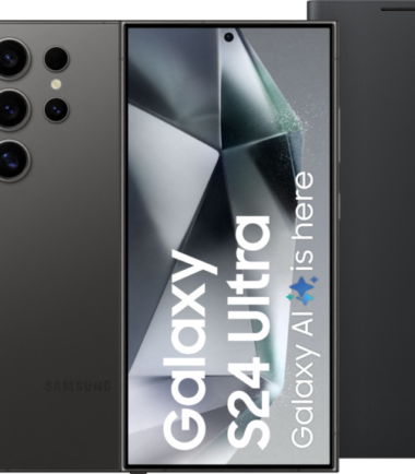 Samsung Galaxy S24 Ultra 256GB Zwart 5G + Smart View Book Case Zwart