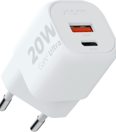 Xtorm Snellader met 2 Usb Poorten 20W Wit