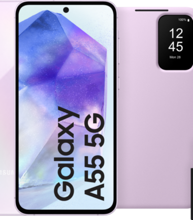 Samsung Galaxy A55 128GB Roze 5G + Accessoirepakket