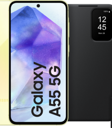 Samsung Galaxy A55 128GB Geel 5G + Accessoirepakket