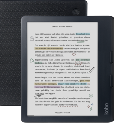 Kobo Libra Colour Zwart + Kobo Stylus 2