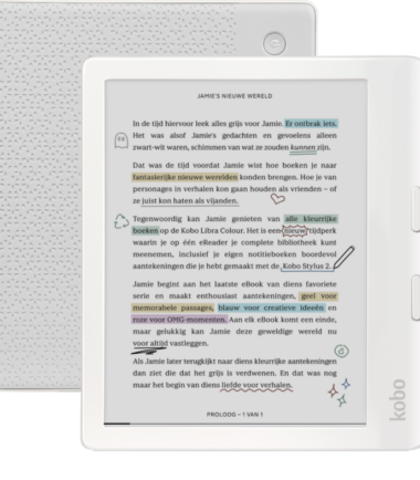 Kobo Libra Colour Wit + Kobo Stylus 2
