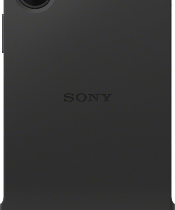 Sony Xperia 10 VI Back Cover Zwart Met Standaard