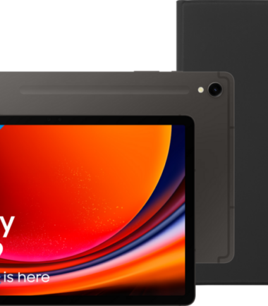 Samsung Galaxy Tab S9 11 inch 128GB Wifi Zwart + BlueBuilt Book Case Zwart