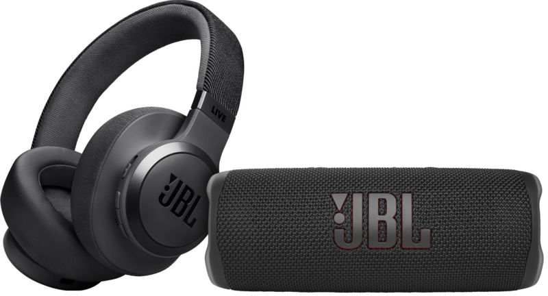 JBL Live 770NC + JBL Flip 6 JBL Live 770NC + JBL Flip 6