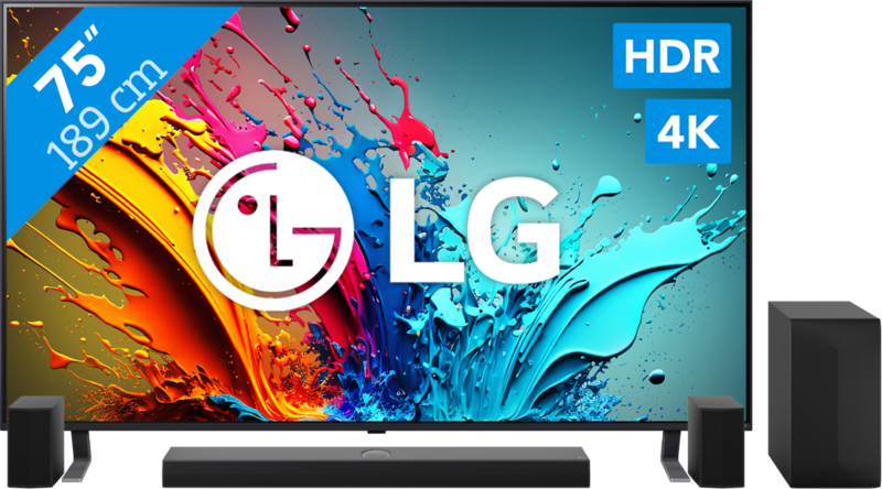 LG 75QNED85T6C (2024) + Soundbar LG 75QNED85T6C (2024) + Soundbar