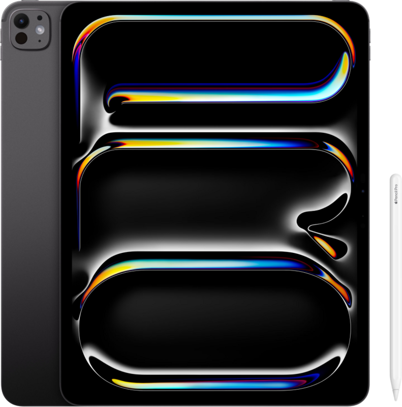 Apple iPad Pro (2024) 13 inch 1 TB Wifi Zwart + Apple Pencil Pro Apple iPad Pro (2024) 13 inch 1 TB Wifi Zwart + Apple Pencil Pro