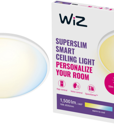 WiZ Plafondlamp SuperSlim - alle tinten wit licht - Wit