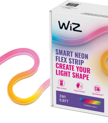 WiZ Neon Lightstrip voor binnen - Gekleurd en wit licht - 3m