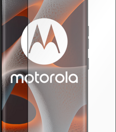 Just In Case Full Cover Motorola Edge 50 Pro Screenprotector Zwart