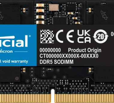 Crucial 8GB DDR5 SODIMM CL40 4800MT/s