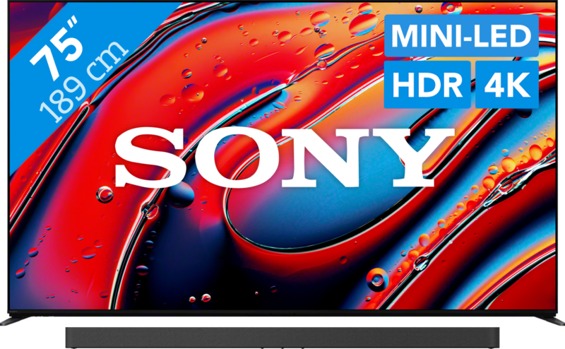 Sony 75'' Bravia 9 4K QLED XR Mini-led (2024) + Soundbar Sony 75'' Bravia 9 4K QLED XR Mini-led (2024) + Soundbar