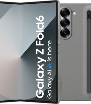 Samsung Galaxy Z Fold 6 256GB Zilver 5G + Samsung Back Cover met S Pen Grijs