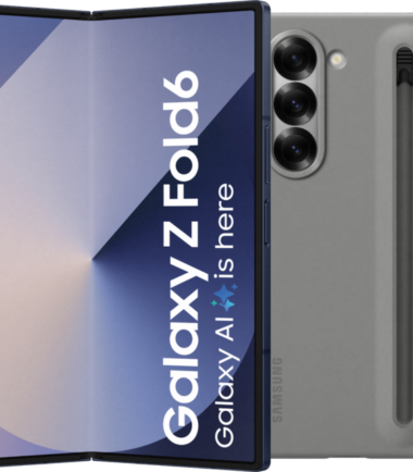 Samsung Galaxy Z Fold 6 256GB Blauw 5G + Samsung Back Cover met S Pen Grijs