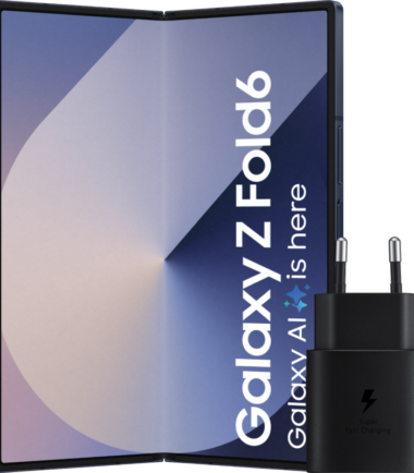 Samsung Galaxy Z Fold 6 256GB Blauw 5G + Samsung Oplader 25W Zwart