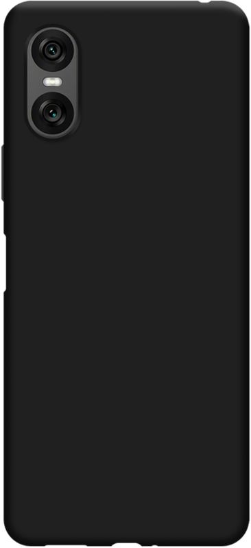 Just in Case Soft Design Sony Xperia 10 VI Back Cover Zwart Just in Case Soft Design Sony Xperia 10 VI Back Cover Zwart