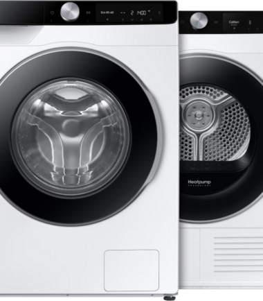 Samsung WW90DG6U85LKU3 AI Wash + Samsung DV90T6240LK/S2