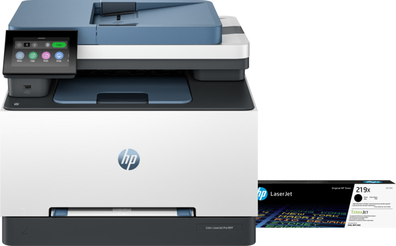 HP Color LaserJet 3302fdw + 1 extra zwarte toner HP Color LaserJet 3302fdw + 1 extra zwarte toner