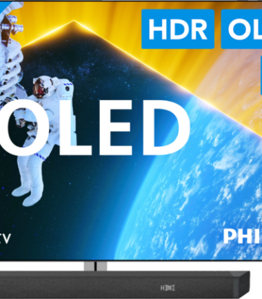 Philips 65OLED809 - Ambilight (2024) + Soundbar + Hdmi kabel