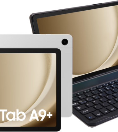 Samsung Galaxy Tab A9 Plus 11 inch 64GB Wifi Zilver + Just in Case Toetsenbord Hoes AZERTY