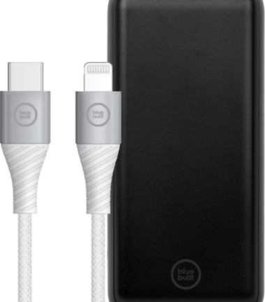 BlueBuilt Powerbank met Snelladen 20.000 mAh + Lightning Kabel 1