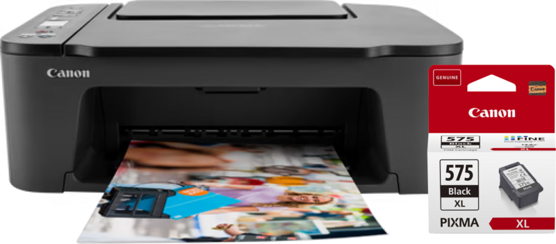 Canon PIXMA TS3550I + 1 extra zwarte cartridge Canon PIXMA TS3550I + 1 extra zwarte cartridge