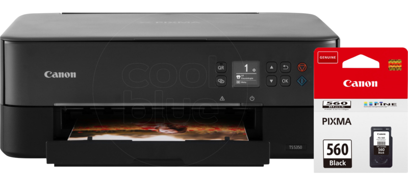 Canon PIXMA TS5350I + 1 extra zwarte cartridge Canon PIXMA TS5350I + 1 extra zwarte cartridge