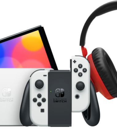 Nintendo Switch OLED Wit + JBL Quantum 100N