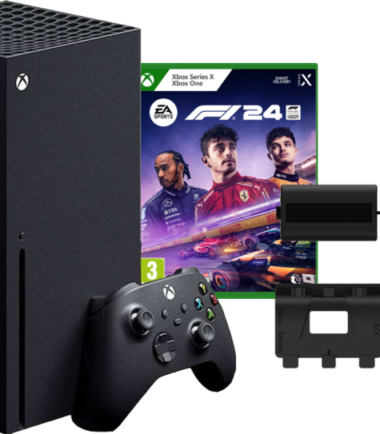 Xbox Series X + F1 24 + BlueBuilt Oplaadbare Batterijen